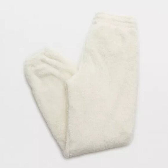 NWOT OFFLINE By Aerie Fluffy Sherpa Jogger - Size Small - Picture 2 of 5